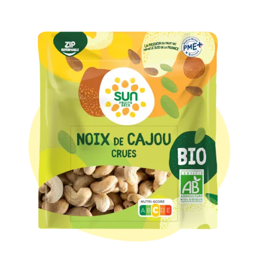 Noix de cajou crues bio