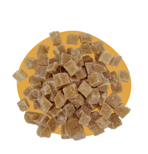 Gingembres confits en cubes Bio