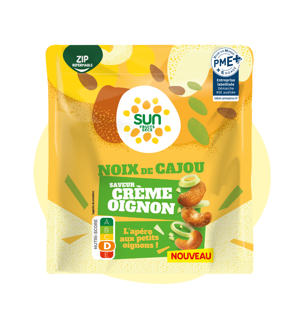 Noix de cajou saveur Crème Oignon - 160 g