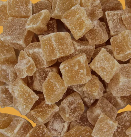 Gingembres confits en cubes Bio