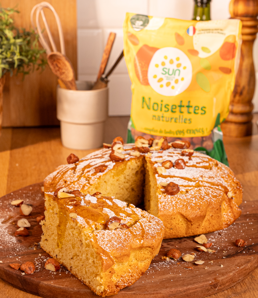 Gâteau moelleux aux noisettes