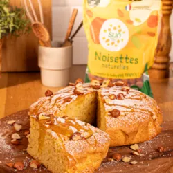 Gâteau moelleux aux noisettes