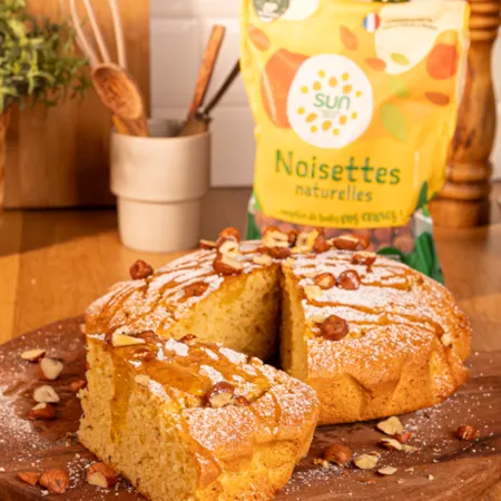 Gâteau moelleux aux noisettes