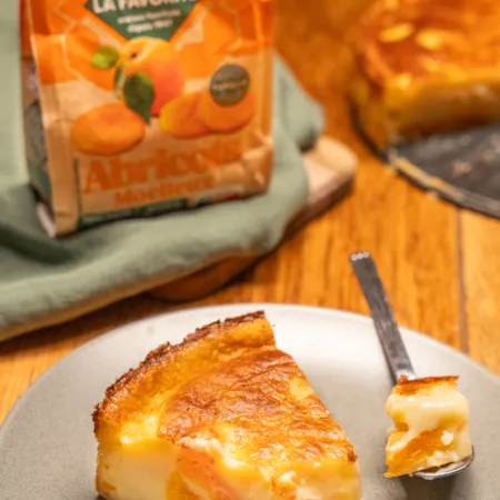 Flan aux abricots