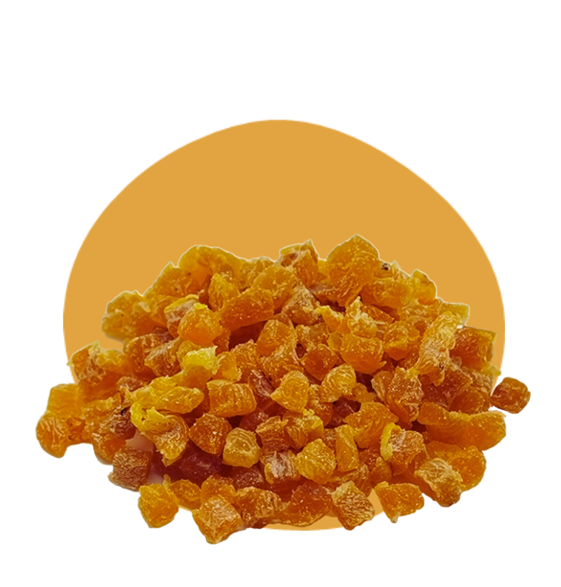 Abricot cube 10/10 mm - en vrac