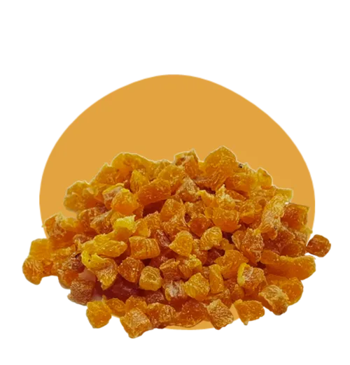 Abricot cube 10/10 mm - en vrac