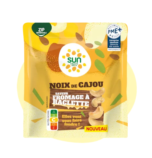 Noix de cajou saveur fromage à raclette - 160 g