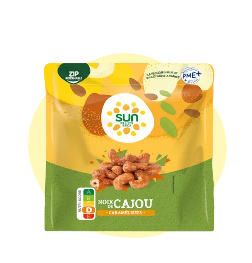 Noix de cajou caramélisées