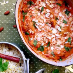 Poulet Badami aux amandes à l'indienne