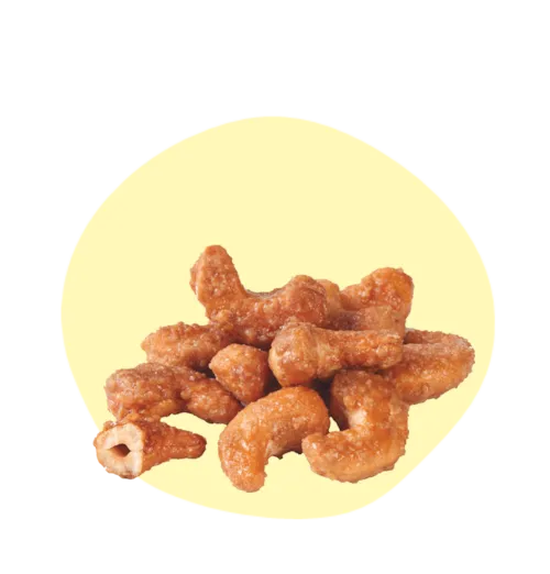 Noix de cajou caramélisées