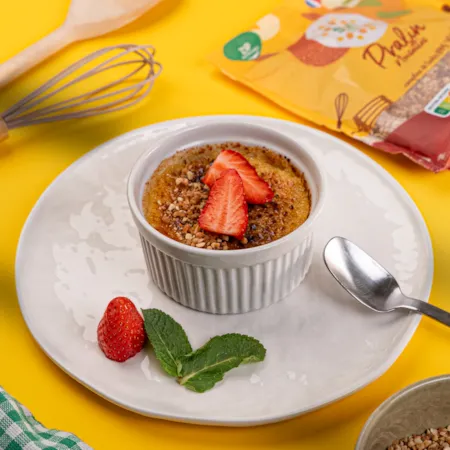 Crème brûlée au pralin