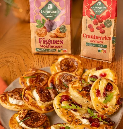 Duo de feuilletés de Noël sucrés-salés