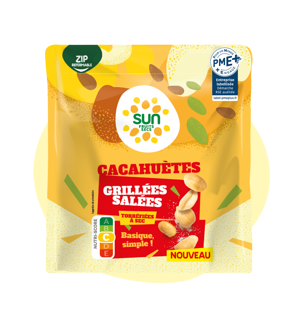 Cacahuètes grillées salées - 250 g