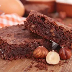 Brownie chocolat et noisettes