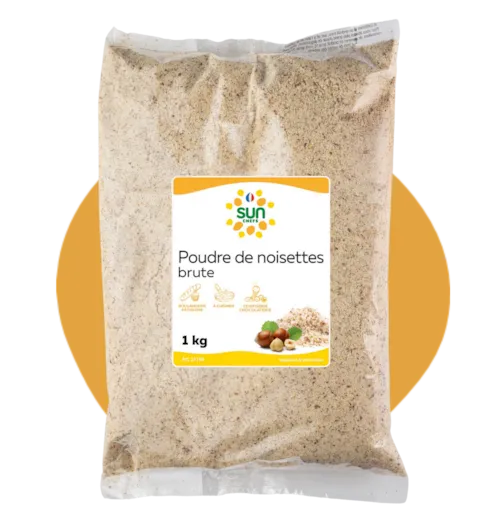 Poudre de noisettes naturelles