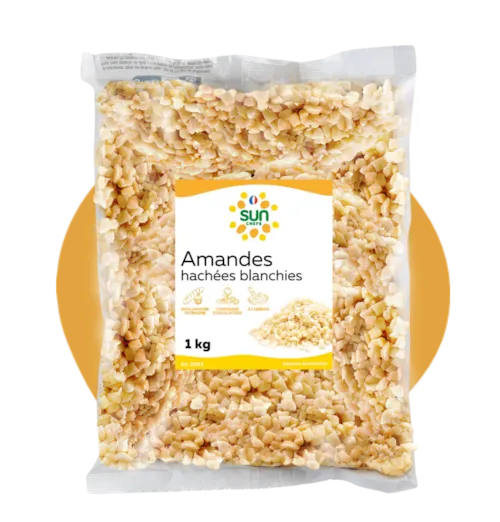 Amandes blanchies hâchées 2/4 mm