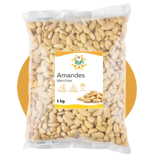 Amandes émondées blanchies