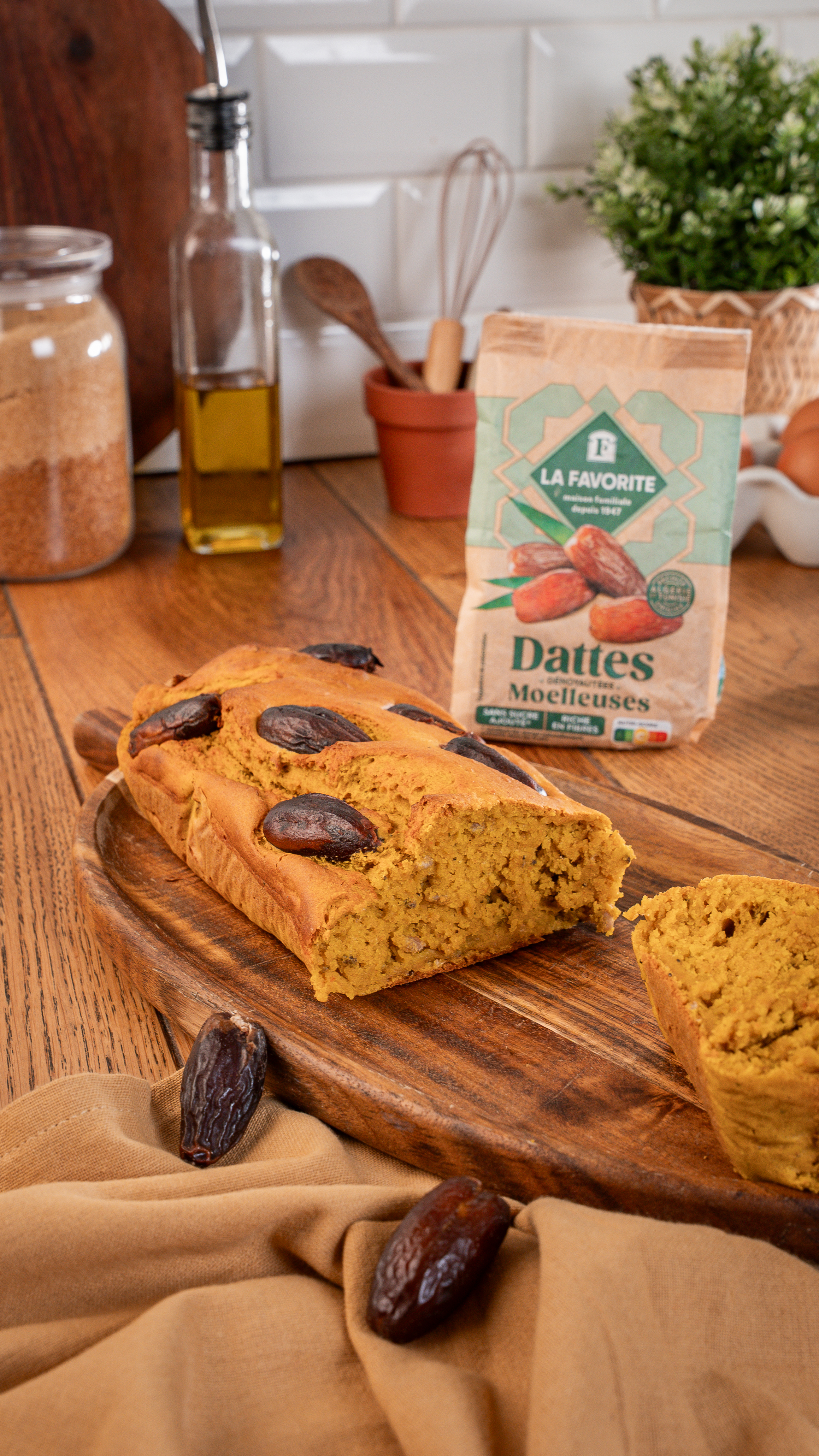 Cake d’automne à la courge et aux dattes Medjool