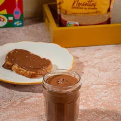 Gianduja maison au chocolat au lait et aux noisettes