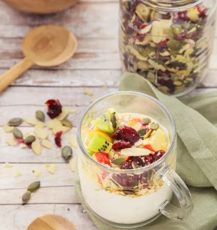 Fruit Bowl au fromage blanc et fruits