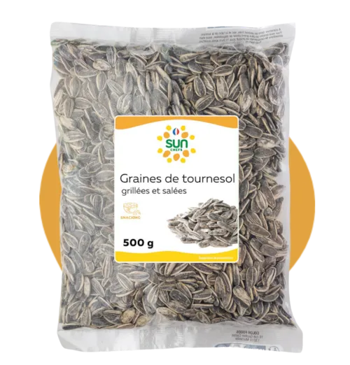 Graines de tournesol grillées salées