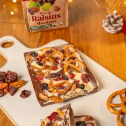 Éclats de chocolat de Noël aux fruits secs La Favorite