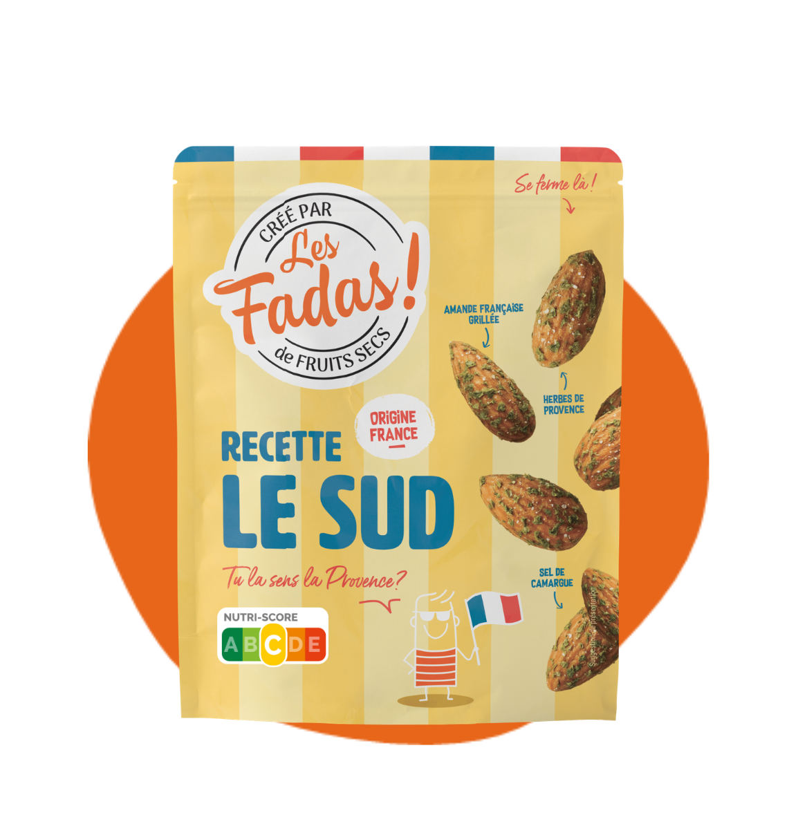 Le Sud - Amandes herbes de Provence 100% France - 100 g