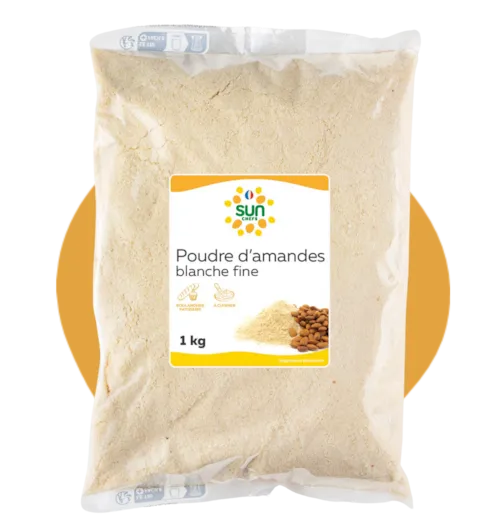 Poudre d'amande blanche extra fine