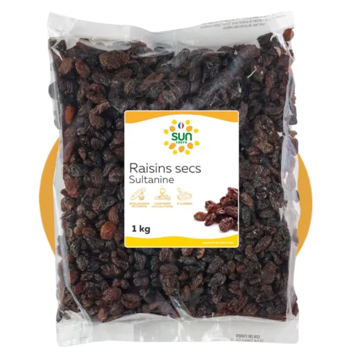 Raisins secs bruns Sultanine