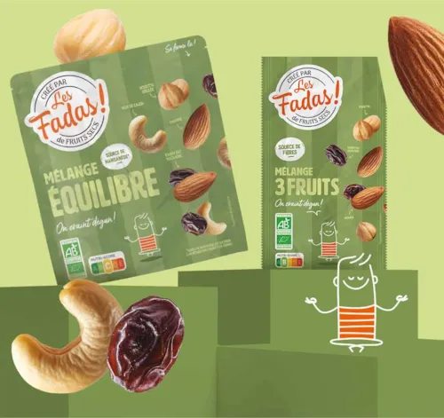 Mix 3 Fruits - BIO - Amandes, raisins, noisettes - Pocket